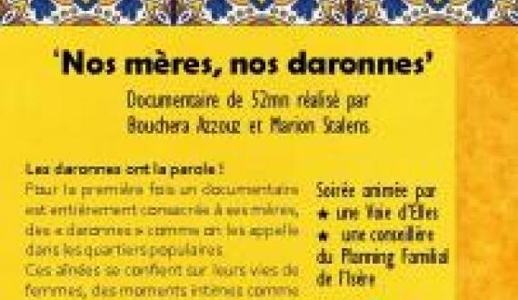 15 mars 2016, 18h-20h : ciné débat «Nos mères, nos daronnes» à Grenoble