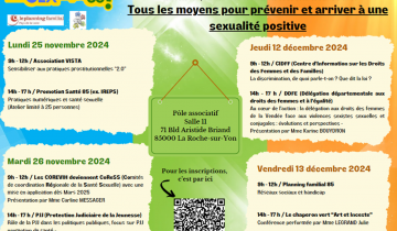 Programme des journées pédagogiques du collectif Tout SEXplique 85 !