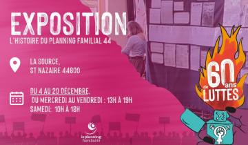 EXPOSITION, 60 de luttes au Planning Familial 44🔥